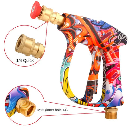 M22 High-Pressure Car Wash Machine 5-Color Nozzle Fan-Shape Column New Painted Graffiti Cleaning Equipment Parts
